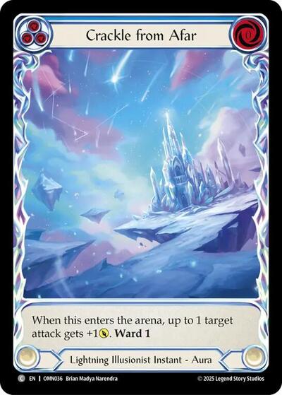 Crackle From Afar (Extended Art) - Omens of the Third Age FAB spoiler
