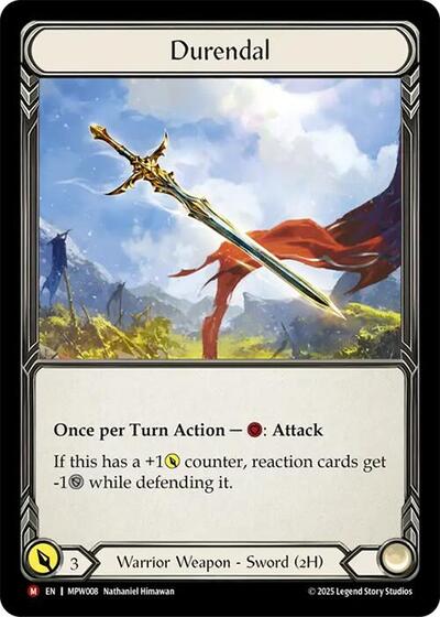 Durendal - Mastery Pack Warrior FAB spoiler