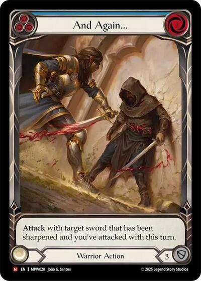 And Again... (Extended Art) - Mastery Pack Warrior FAB spoiler