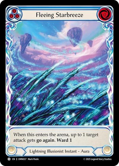 Fleeing Startbreeze (Extended Art) - Omens of the Third Age FAB spoiler