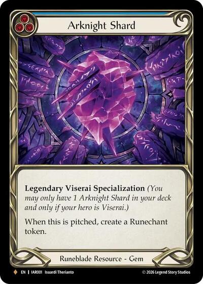Arknight Shard (Blue) - Usurp the Shadow Throne FAB spoiler