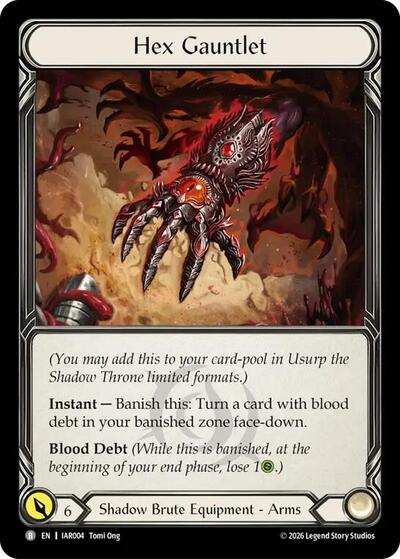 Hex Gauntlet - Usurp the Shadow Throne FAB spoiler