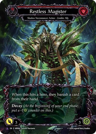Restless Magister (Red) (Marvel) - Usurp the Shadow Throne FAB spoiler
