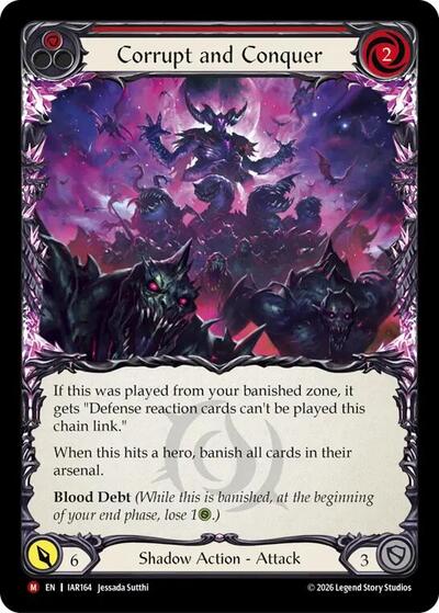Corrupt and Conquer (Red) - Usurp the Shadow Throne FAB spoiler