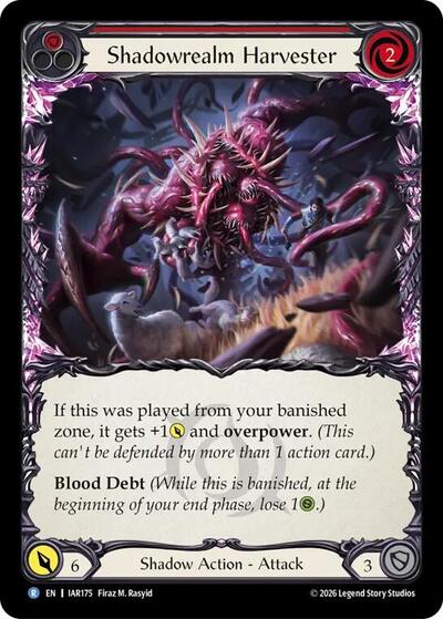 Shadowrealm Harvester (Red) - Usurp the Shadow Throne FAB spoiler
