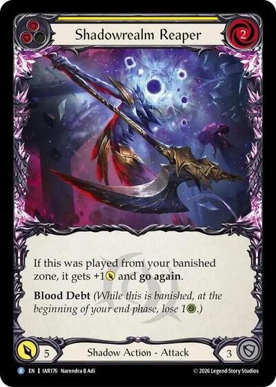 Shadowrealm Reaper (Yellow) - Usurp the Shadow Throne FAB spoiler