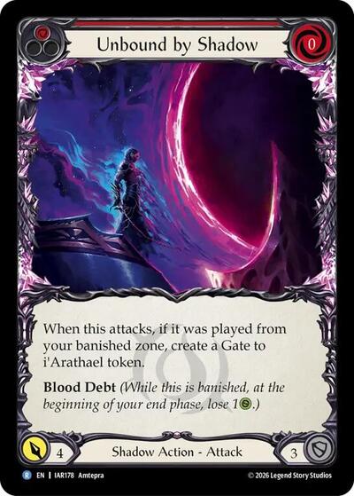 Unbound by Shadow (Red) - Usurp the Shadow Throne FAB spoiler