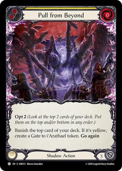 Pull from Beyond (Yellow) - Usurp the Shadow Throne FAB spoiler