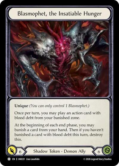 Blasmophet, the Insatiable Hunger - Usurp the Shadow Throne FAB spoiler