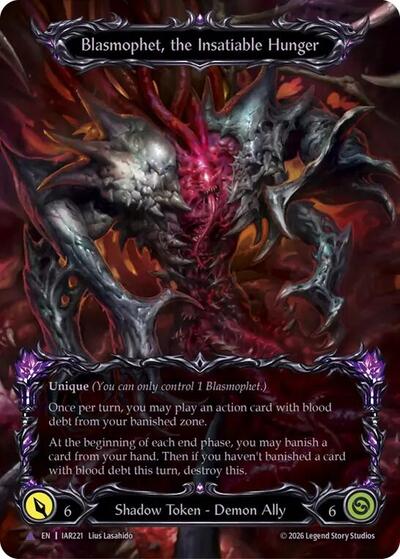 Blasmophet, the Insatiable Hunger (Marvel) - Usurp the Shadow Throne FAB spoiler