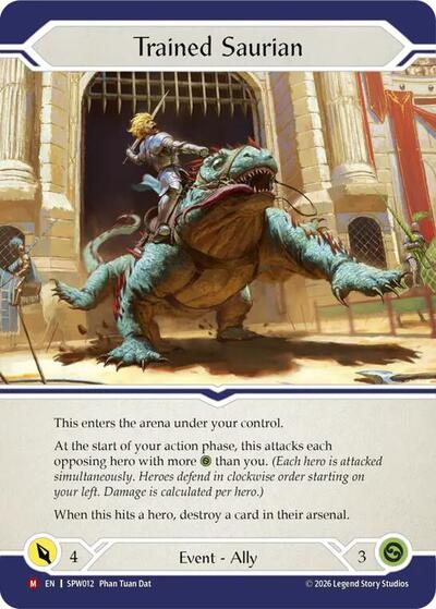 Trained Saurian - Smash Palace: Chorus of Steel FAB spoiler