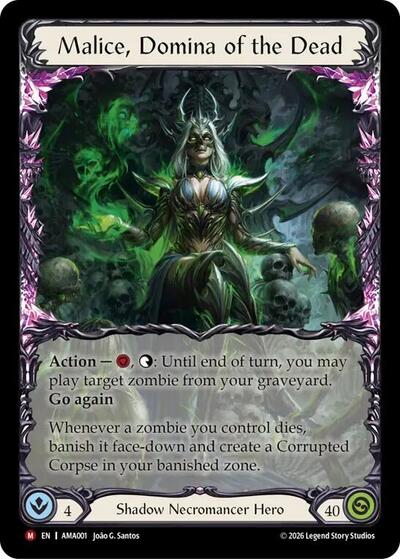 Malice, Domina of the Dead - Armory Deck: Malice FAB spoiler