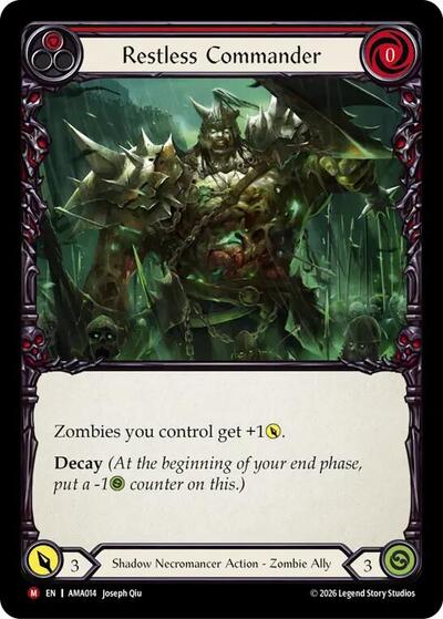 Restless Commander (Red) - Armory Deck: Malice FAB spoiler