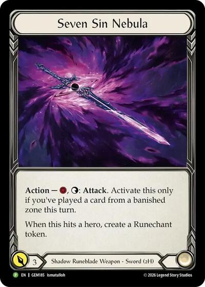 Seven Sin Nebula - GEM Pack 6 FAB spoiler