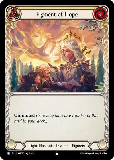 Figment of Hope (Yellow) // Suraya, Archangel of Endless Hope - Silver Age: Usurp the Shadow Throne FAB spoiler