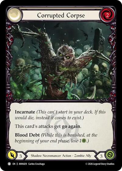 Corrupted Corpse - Armory Deck: Malice, Domina of the Dead FAB spoiler