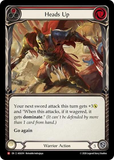 Heads Up - Armory Deck: Olympia, Prized Fighter FAB spoiler