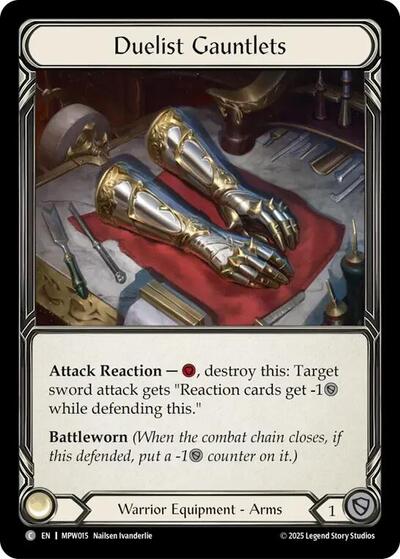 Duelist Gauntlets - Mastery Pack Warrior FAB spoiler