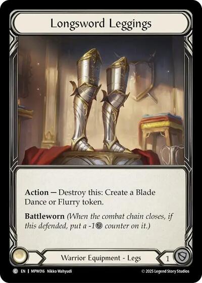 Longsword Leggings - Mastery Pack Warrior FAB spoiler