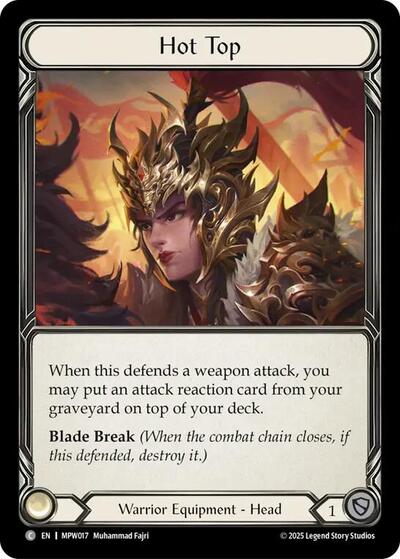 Hot Top - Mastery Pack Warrior FAB spoiler