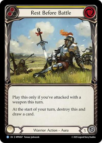 Rest Before Battle (Yellow)
