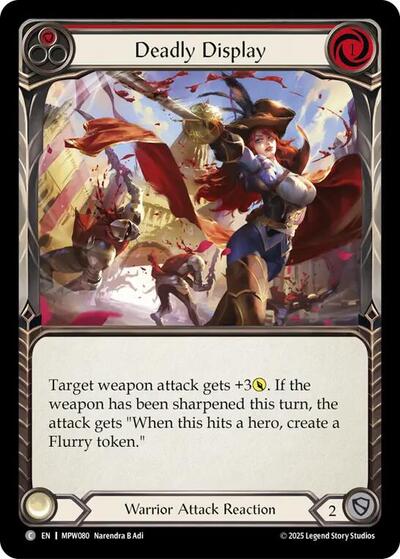 Deadly Display (Red) - Mastery Pack Warrior FAB spoiler