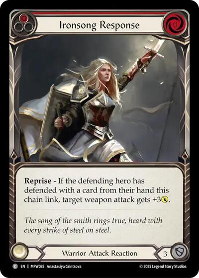 Ironsong Response (Red) - Mastery Pack Warrior FAB spoiler