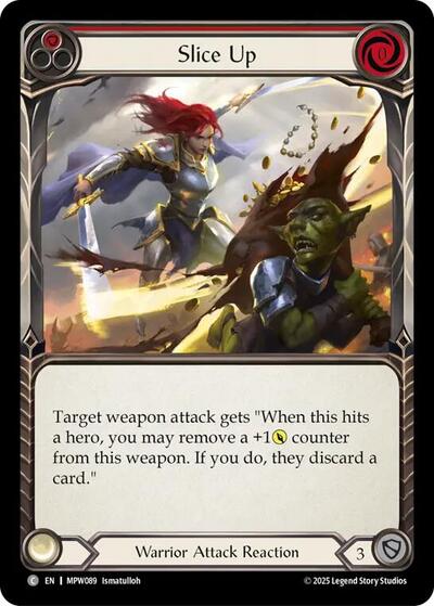 Slice Up (Red) - Mastery Pack Warrior FAB spoiler