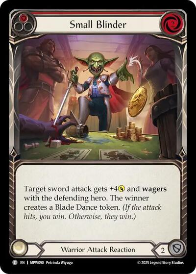 Small Blinder (Red) - Mastery Pack Warrior FAB spoiler