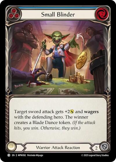 Small Blinder (Blue) - Mastery Pack Warrior FAB spoiler