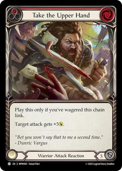 Take the Upper Hand (Red) - Mastery Pack Warrior FAB spoiler