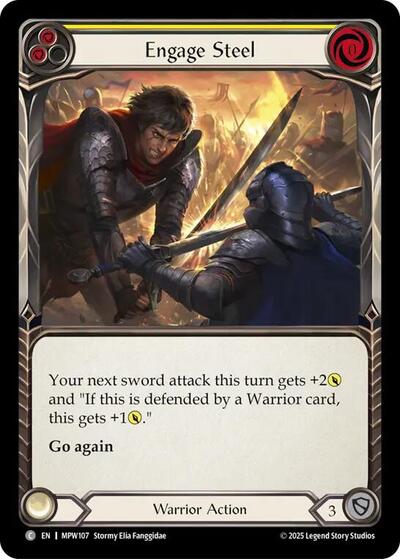 Engage Steel (Yellow) - Mastery Pack Warrior FAB spoiler