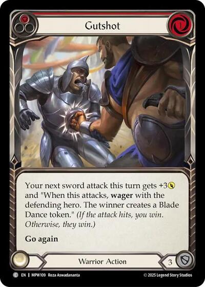 Gutshot (Red) - Mastery Pack Warrior FAB spoiler