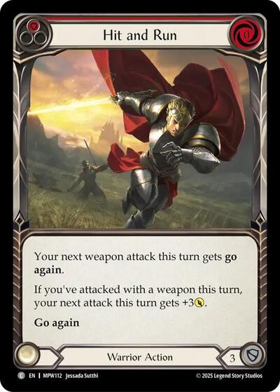 Hit and Run (Red) - Mastery Pack Warrior FAB spoiler