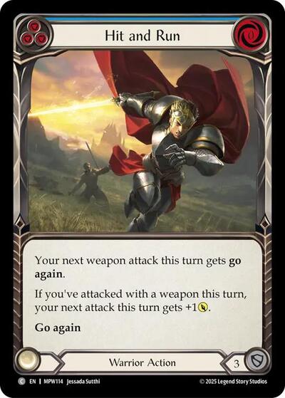 Hit and Run (Blue) - Mastery Pack Warrior FAB spoiler