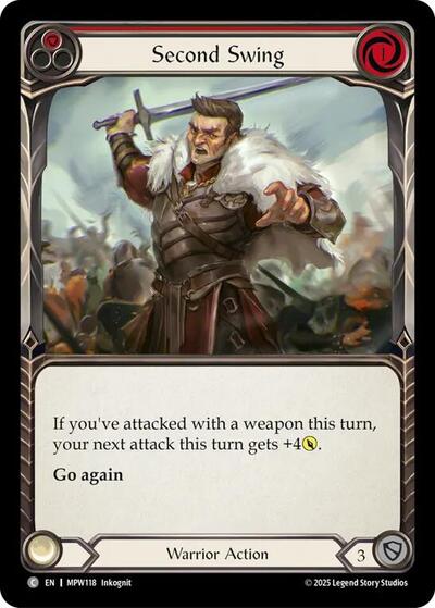 Second Swing (Red) - Mastery Pack Warrior FAB spoiler