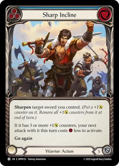 Sharp Incline (Blue) - Mastery Pack Warrior FAB spoiler