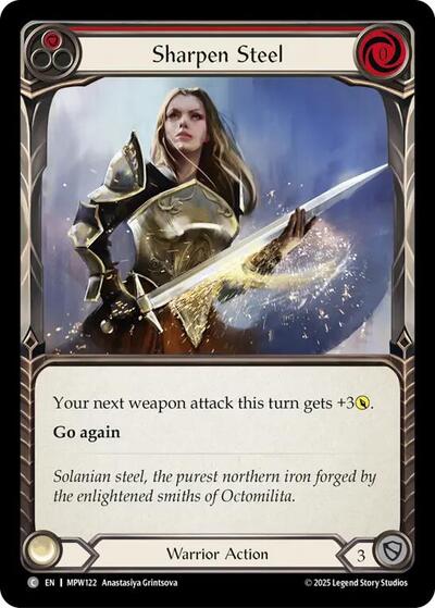 Sharpen Steel (Red) - Mastery Pack Warrior FAB spoiler