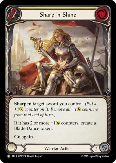 Sharp 'n Shine (Yellow) - Mastery Pack Warrior FAB spoiler