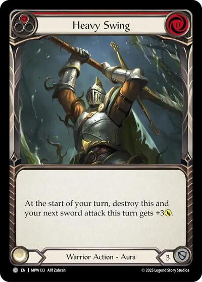 Heavy Swing (Red) - Mastery Pack Warrior FAB spoiler