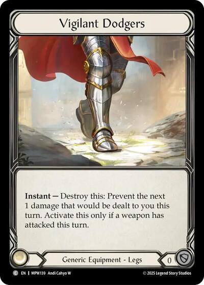 Vigilant Dodgers - Mastery Pack Warrior FAB spoiler