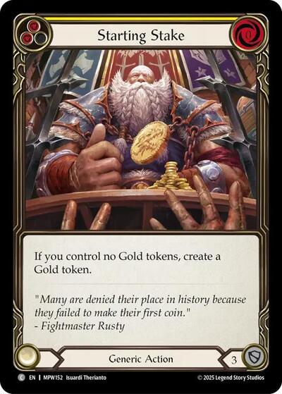 Starting Stake (Yellow) - Mastery Pack Warrior FAB spoiler