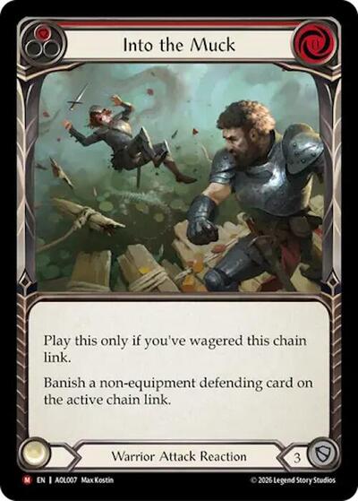 Into the Muck (Red) - Armory Deck: Olympia, Prized Fighter FAB spoiler