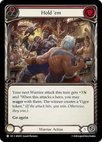 Hold 'em (Red) - Armory Deck: Olympia, Prized Fighter FAB spoiler