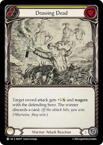 Drawing Dead (Yellow) - Armory Deck: Olympia, Prized Fighter FAB spoiler