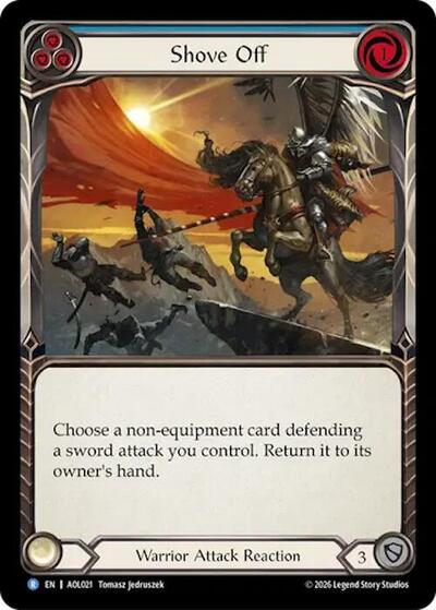 Shove Off (Blue) - Armory Deck: Olympia, Prized Fighter FAB spoiler