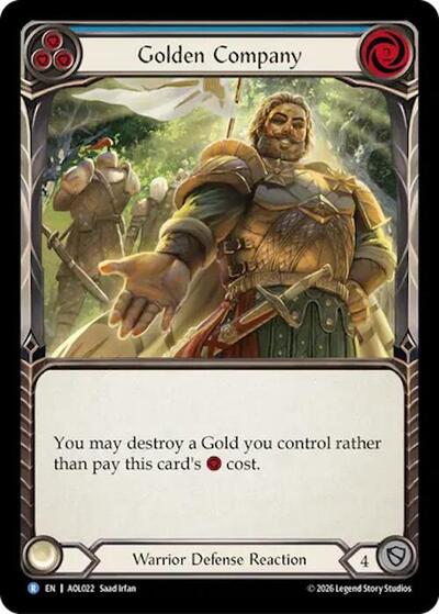 Golden Company (Blue) - Armory Deck: Olympia, Prized Fighter FAB spoiler