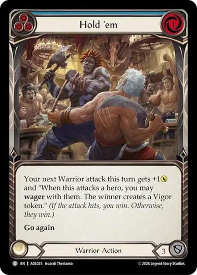 Hold 'em (Blue) - Armory Deck: Olympia, Prized Fighter FAB spoiler