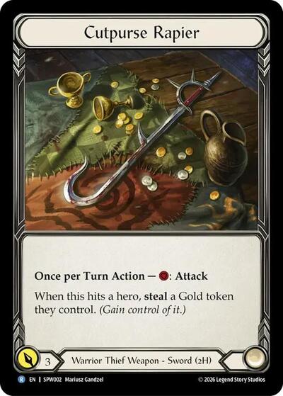 Cutpurse Rapier - Smash Palace: Chorus of Steel FAB spoiler