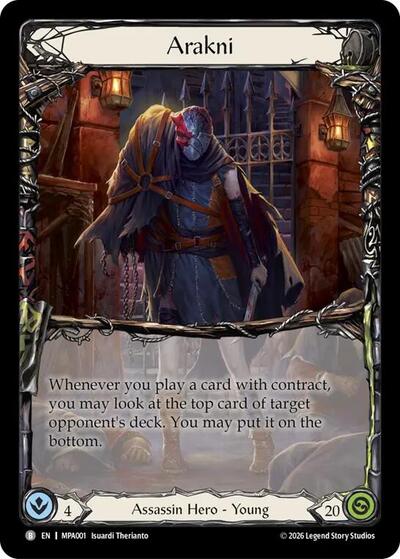 Arakni - Mastery Pack Assassin FAB spoiler